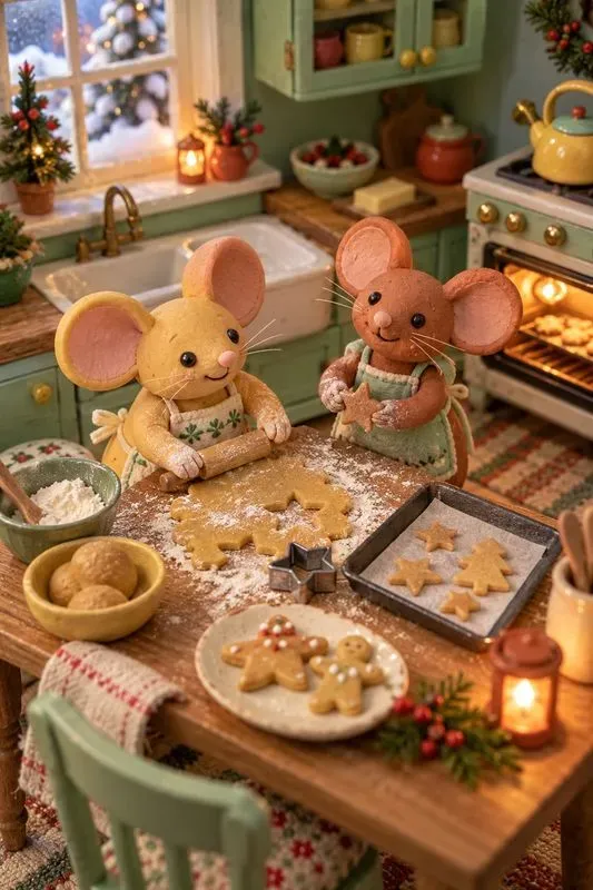 Stopmotion Clay Christmas Scenes