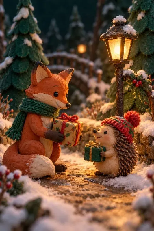 Stopmotion Clay Christmas Scenes