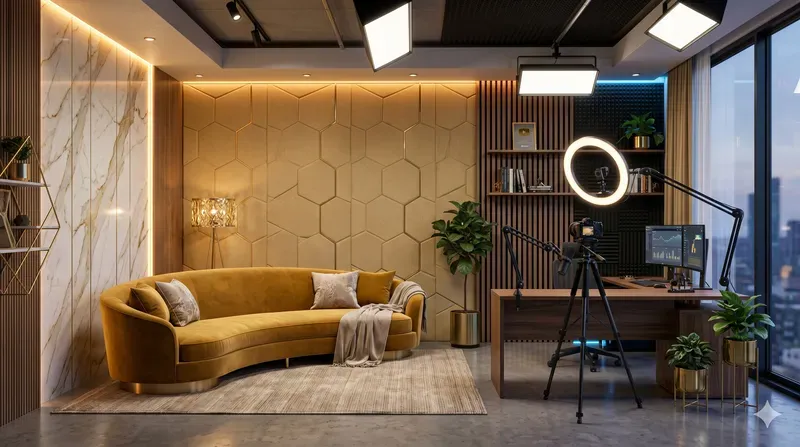 Influencer Studio Background Photos