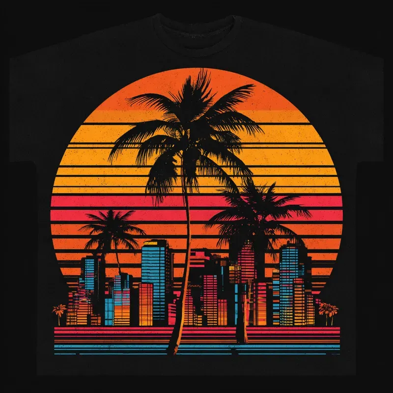 Retro Aesthetic Tshirt Design Generators