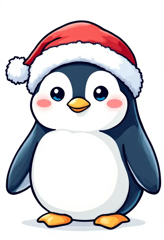 Kawaii Chibi Style Christmas Clip Art