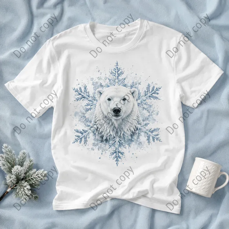 Bear White Shirt Mockup Photos