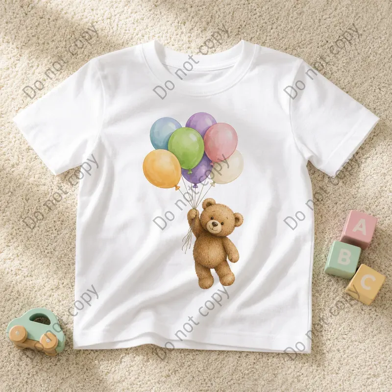 Bear White Shirt Mockup Photos