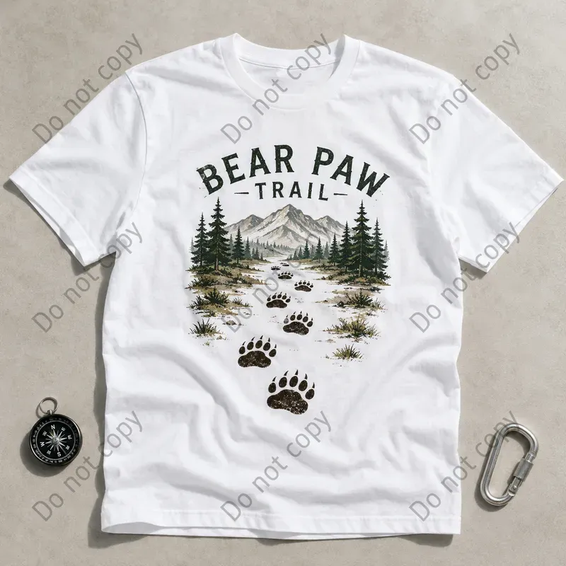 Bear White Shirt Mockup Photos