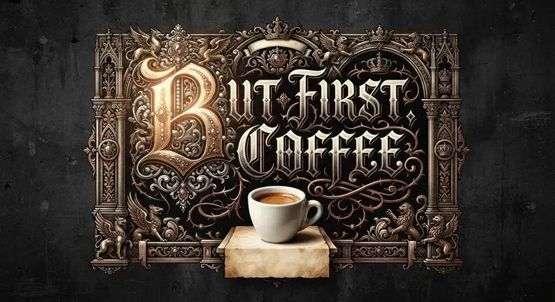 Irony Antiquity Blackletter Graphics