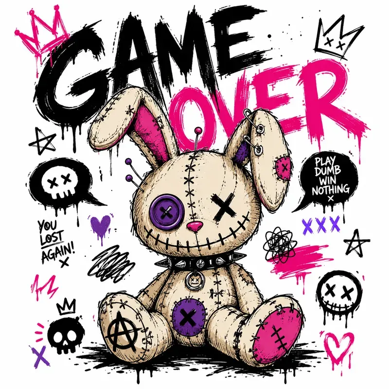 Edgy Streetwear Mascot Tshirts