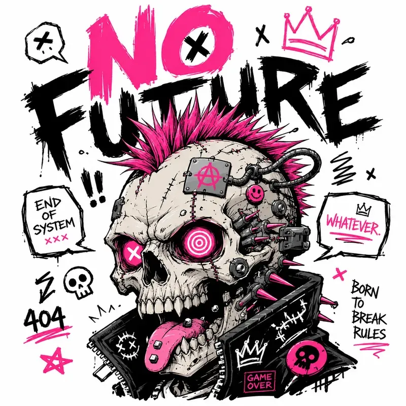 Edgy Streetwear Mascot Tshirts