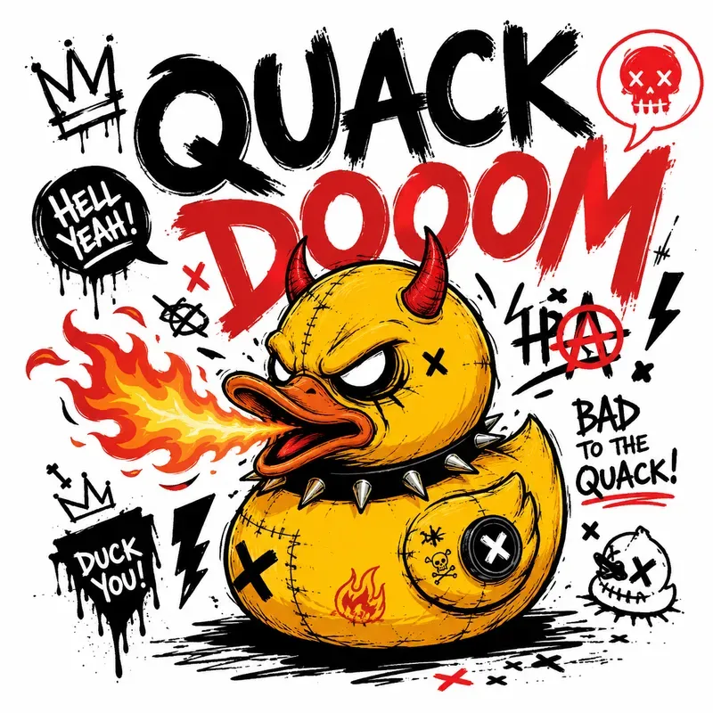 Edgy Streetwear Mascot Tshirts
