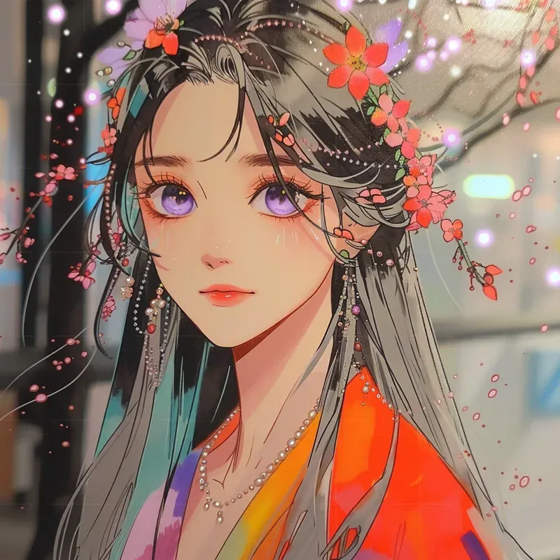 Watercolor Anime Fantasy Illustrations