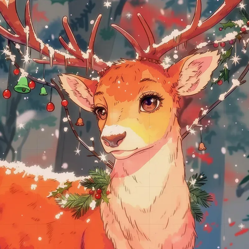 Watercolor Anime Fantasy Illustrations