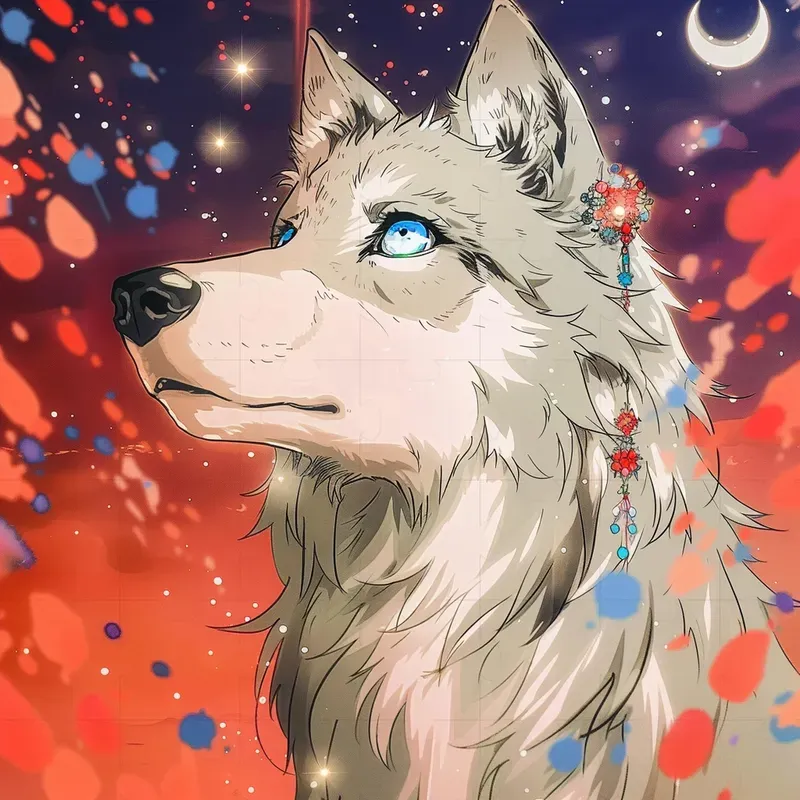 Watercolor Anime Fantasy Illustrations
