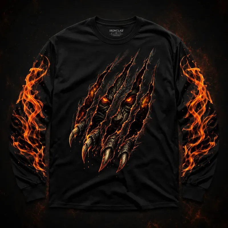 Flaming Streetwear Shirt Generator