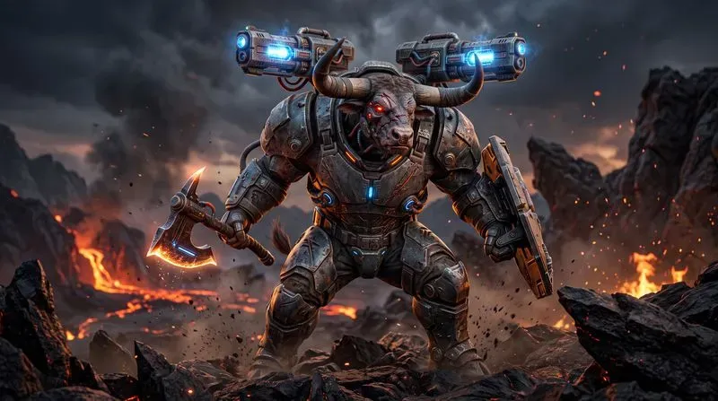 Mutant War Armor Animals 3D