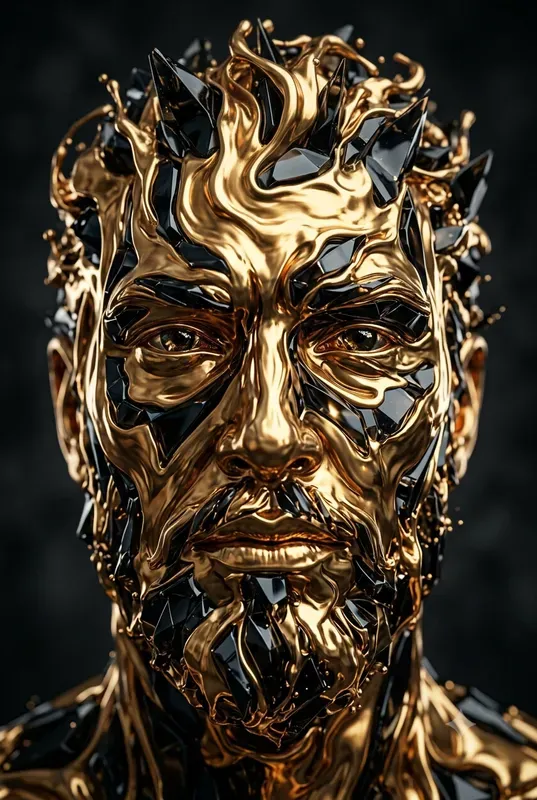 Hyperreal Object Face Art