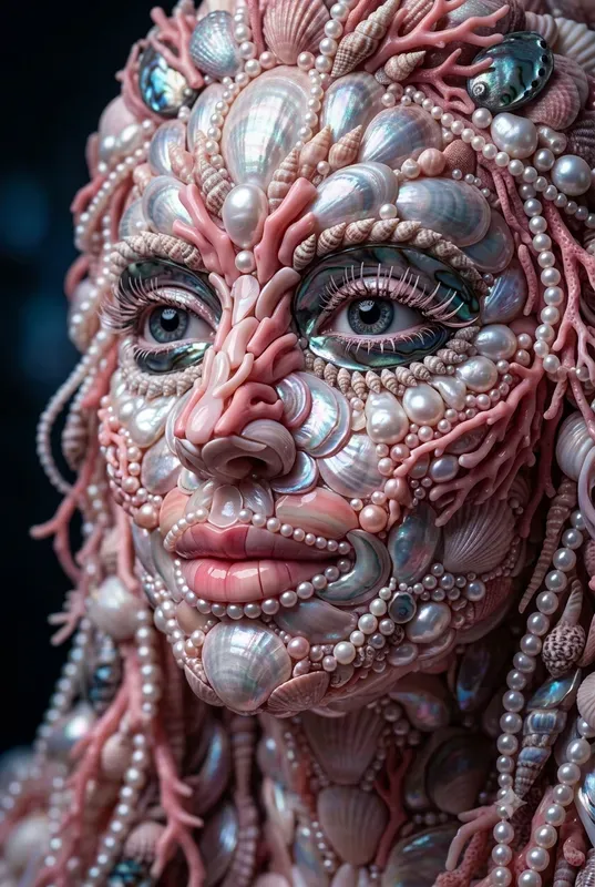 Hyperreal Object Face Art