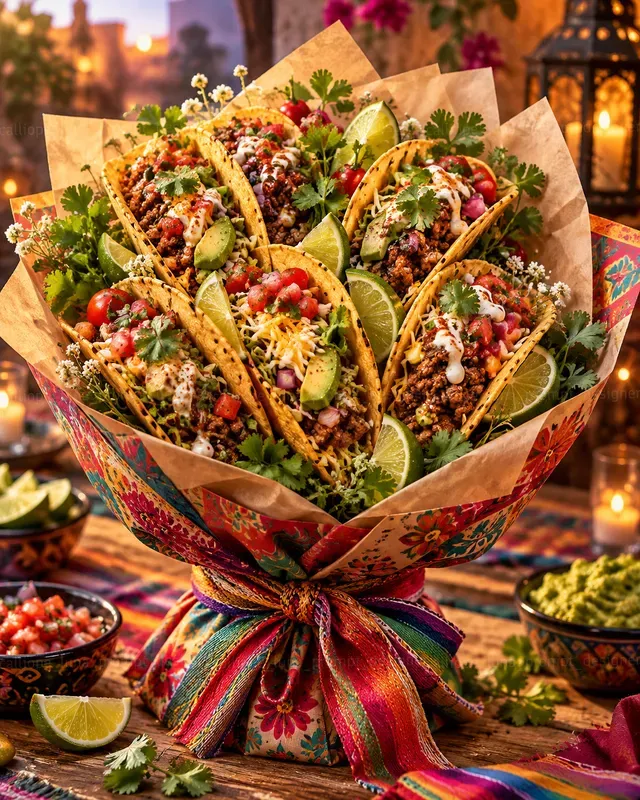 Hyperrealistic Food Bouquets