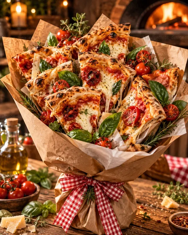 Hyperrealistic Food Bouquets