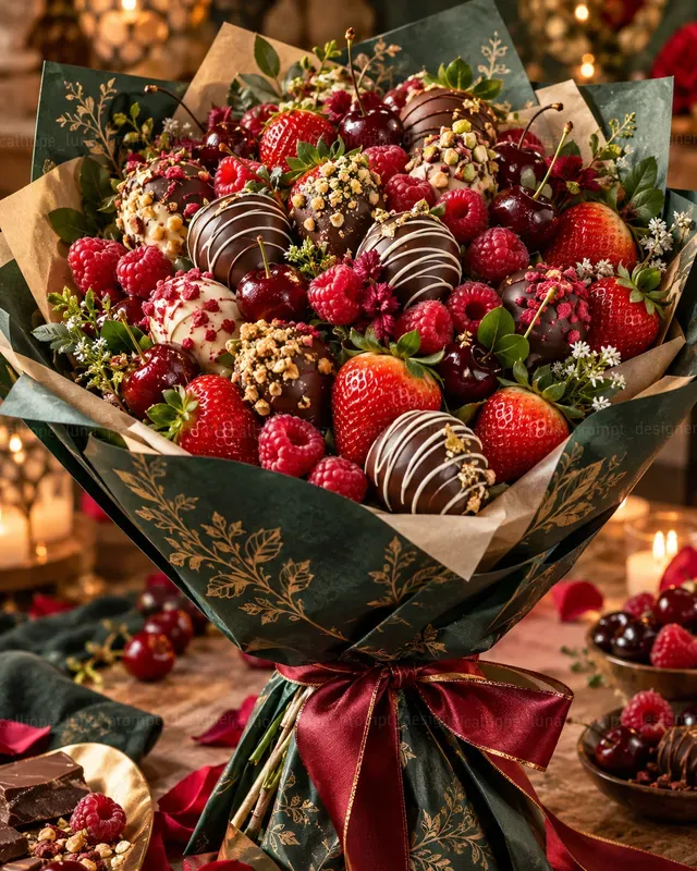 Hyperrealistic Food Bouquets