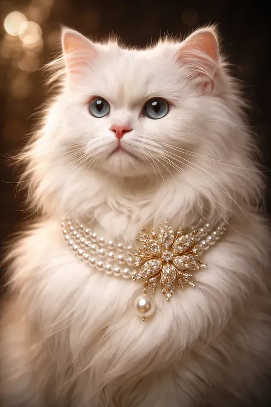 Elegant Animal Portraits With Jewelry