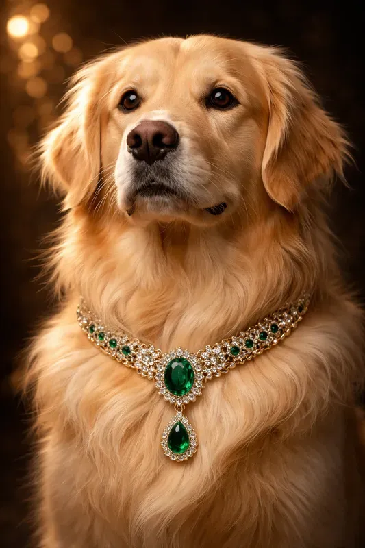Elegant Animal Portraits With Jewelry