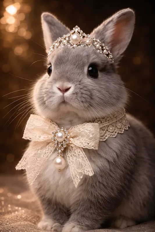 Elegant Animal Portraits With Jewelry