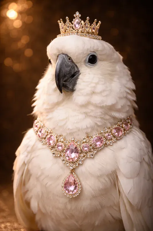 Elegant Animal Portraits With Jewelry
