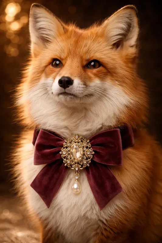 Elegant Animal Portraits With Jewelry