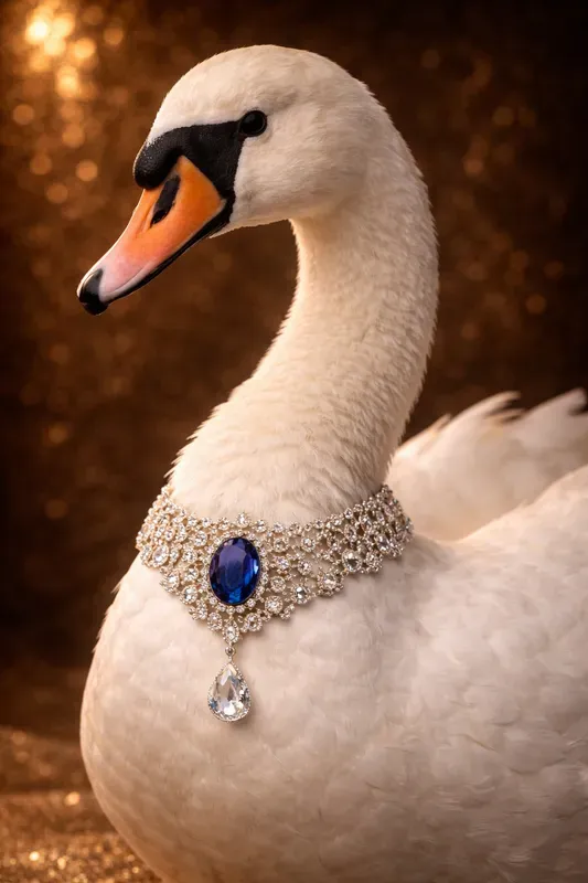 Elegant Animal Portraits With Jewelry
