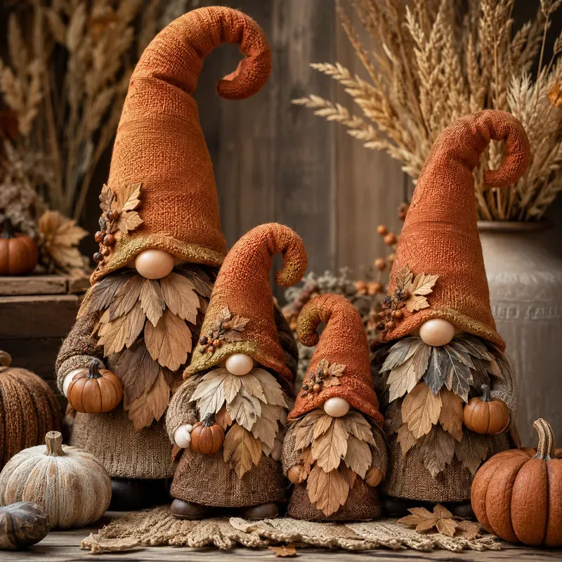 Whimsical Handmade Gnomes