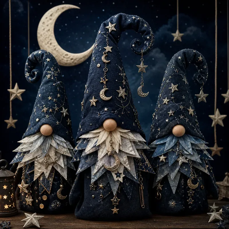 Whimsical Handmade Gnomes