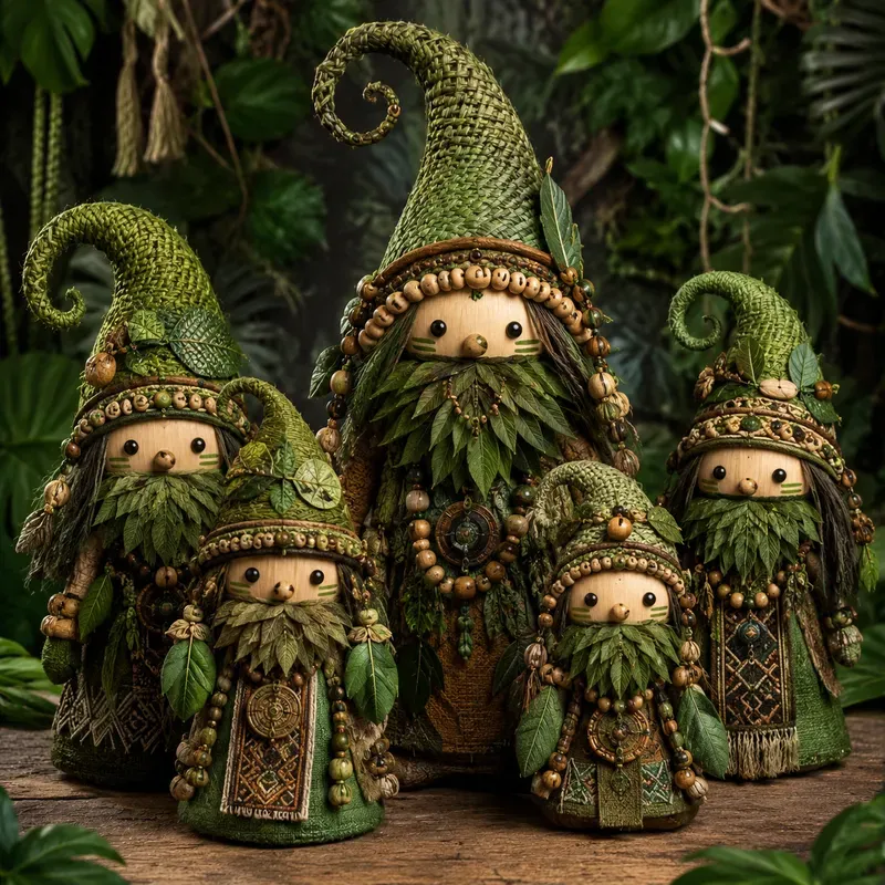 Whimsical Handmade Gnomes