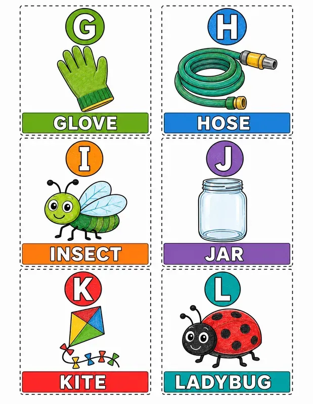 Preschool Phonics Sound Cards Generator