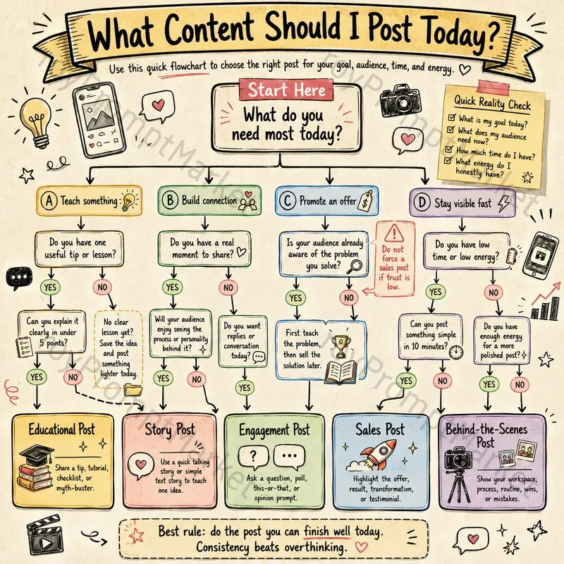 Hand Drawn Flowchart Posters