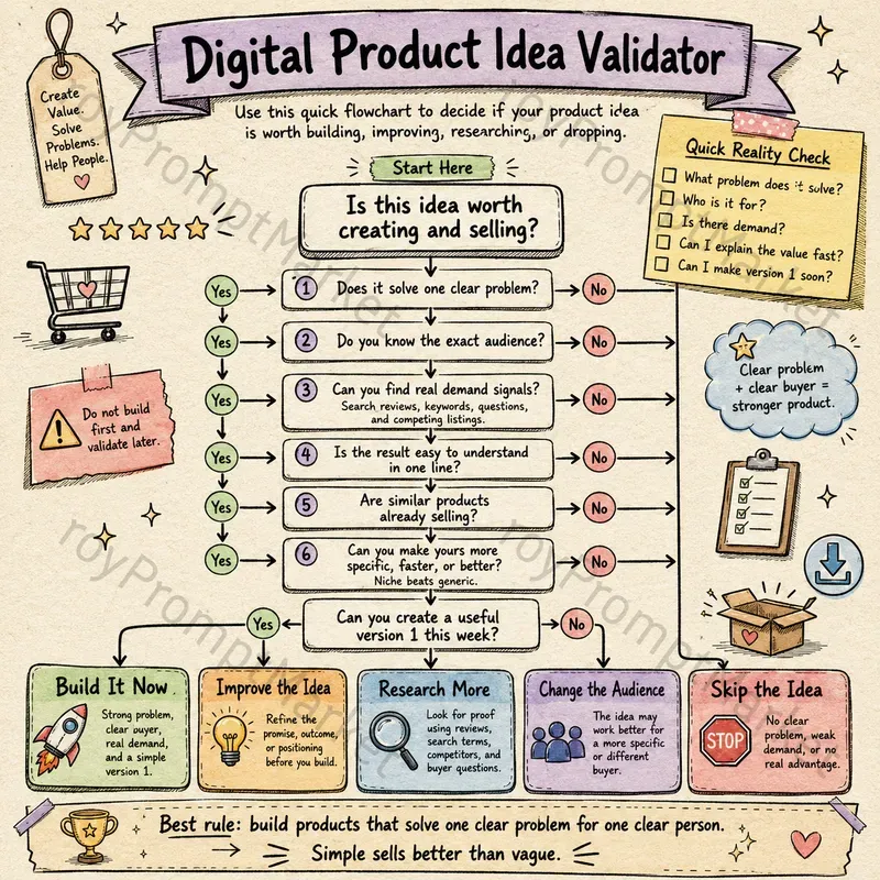 Hand Drawn Flowchart Posters
