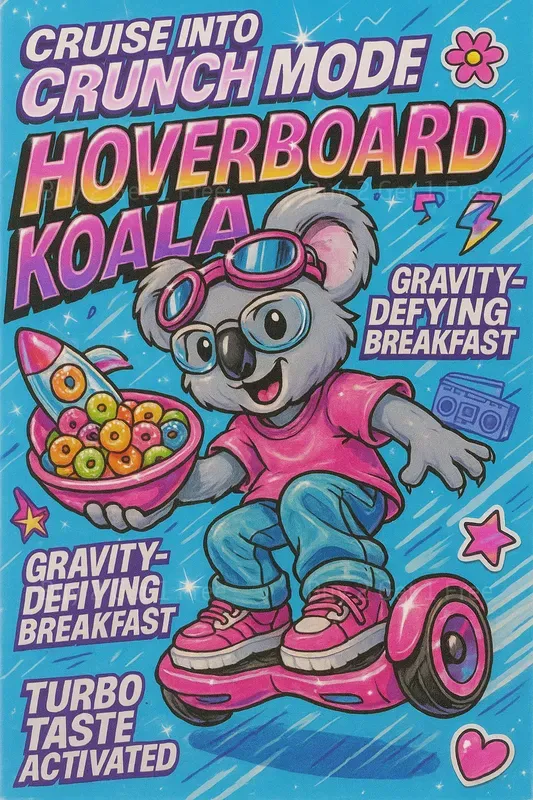 Y2k Food Drink Poster Ads