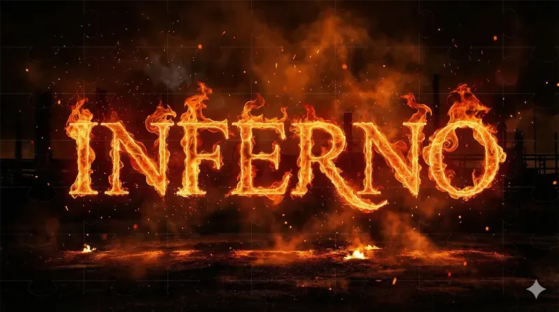 Burning Fire Text Effects