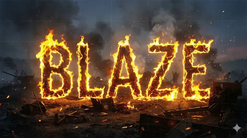 Burning Fire Text Effects