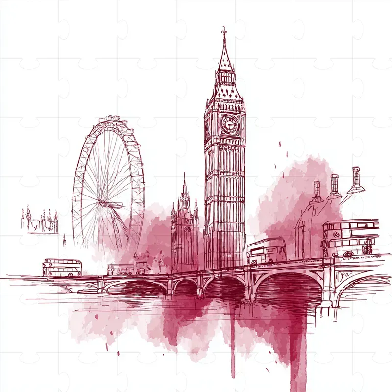 Minimalist Sketch And Wash Illustrations