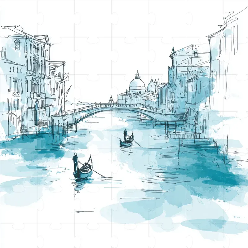 Minimalist Sketch And Wash Illustrations