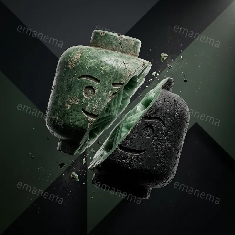 Dark Lego Minifigure Head Posters