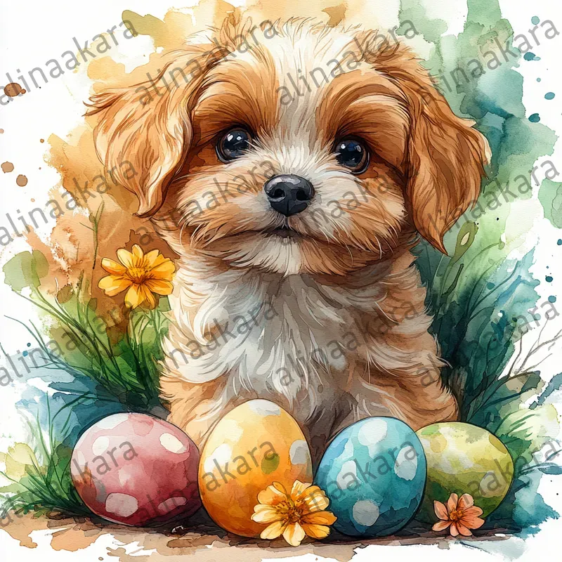 Cute Easter Illustrations
