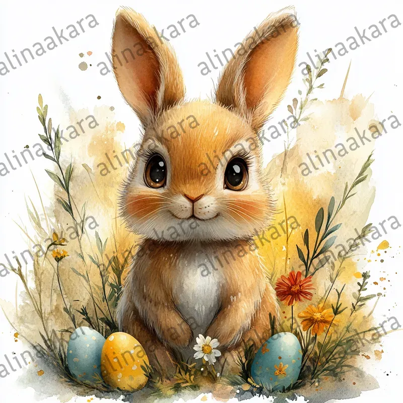 Cute Easter Illustrations