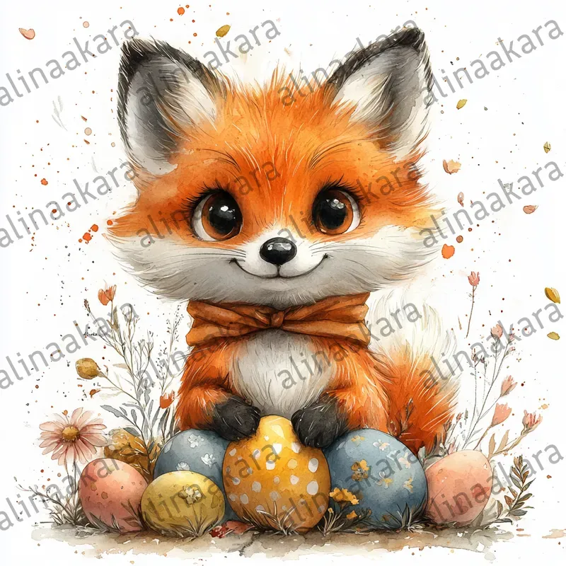 Cute Easter Illustrations