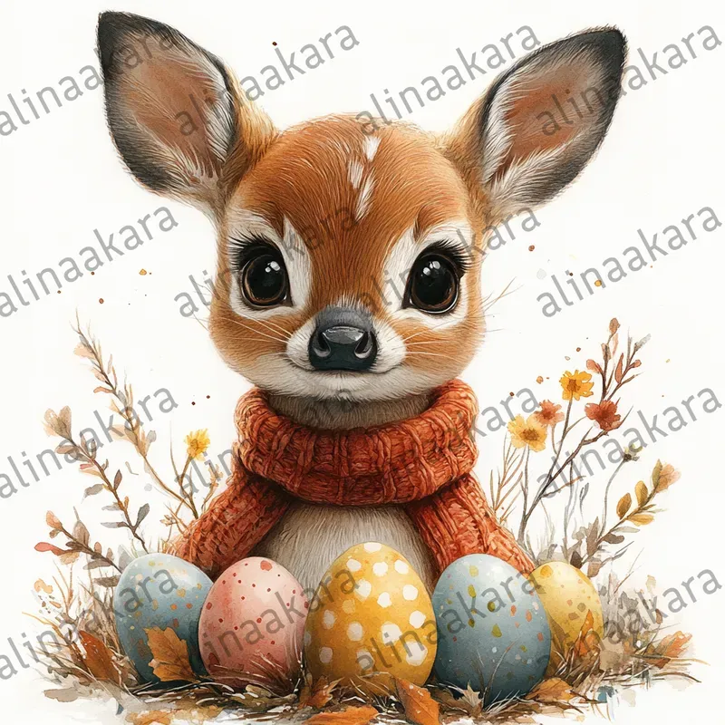 Cute Easter Illustrations