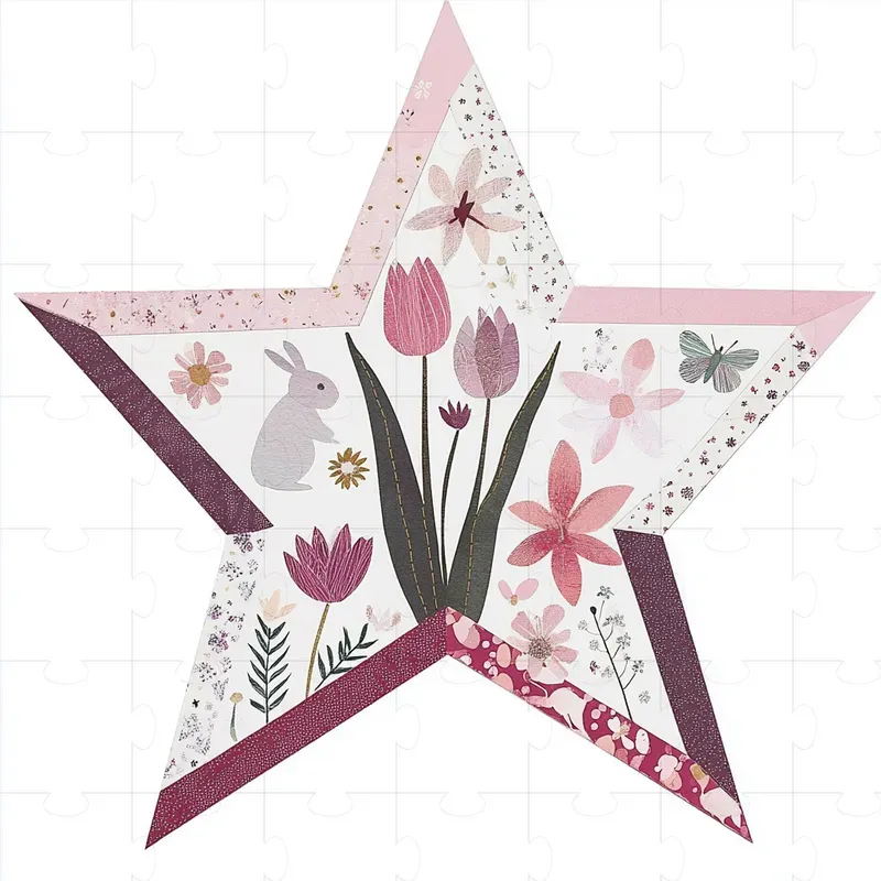 Easter Spring Double Exposure Cliparts