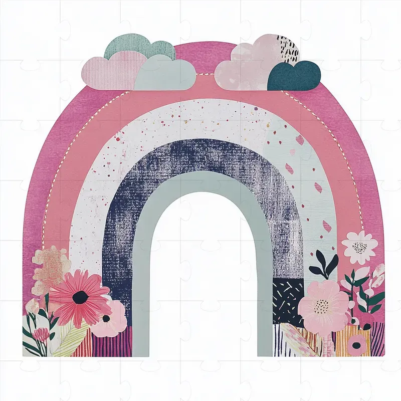 Easter Spring Double Exposure Cliparts