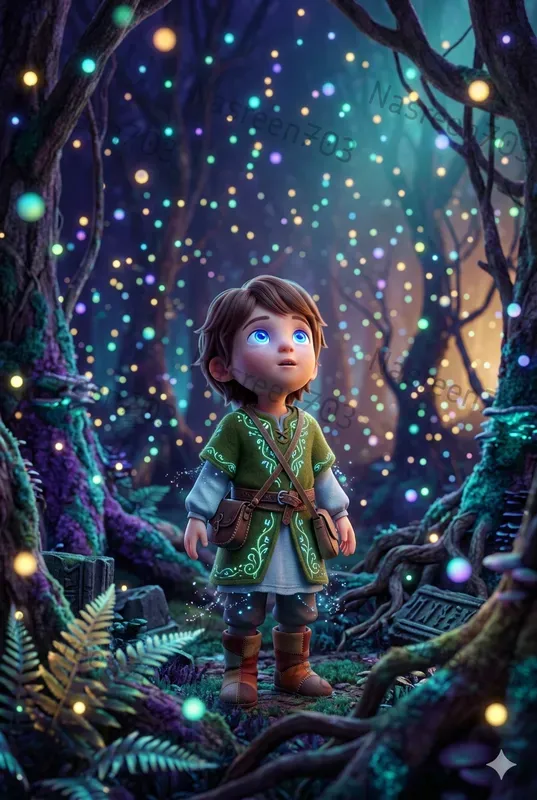 Playful Giant World Cinematic 3D Scenes