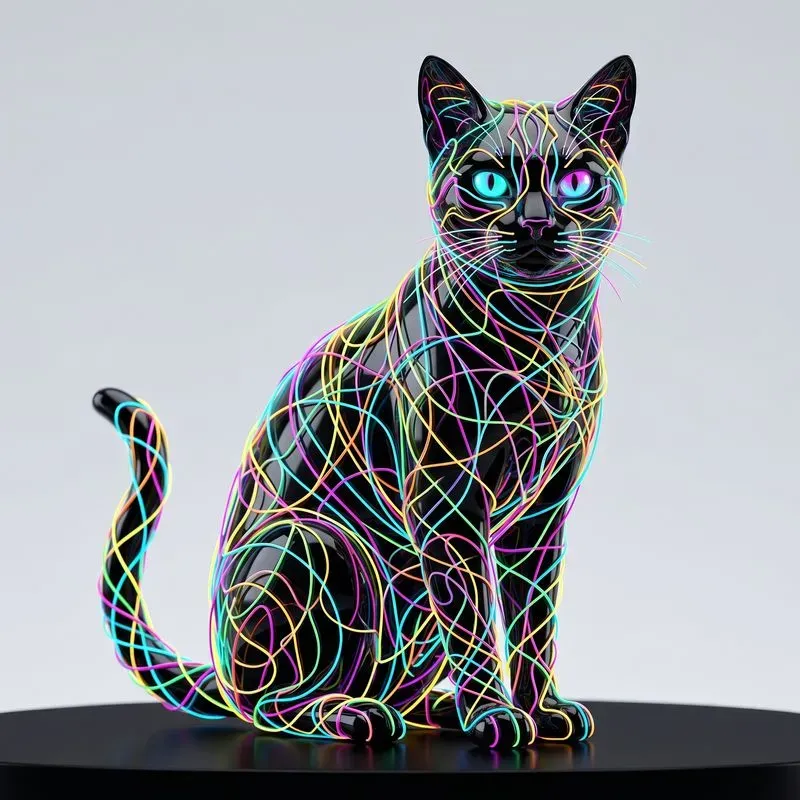 Neon Wire Object Generator