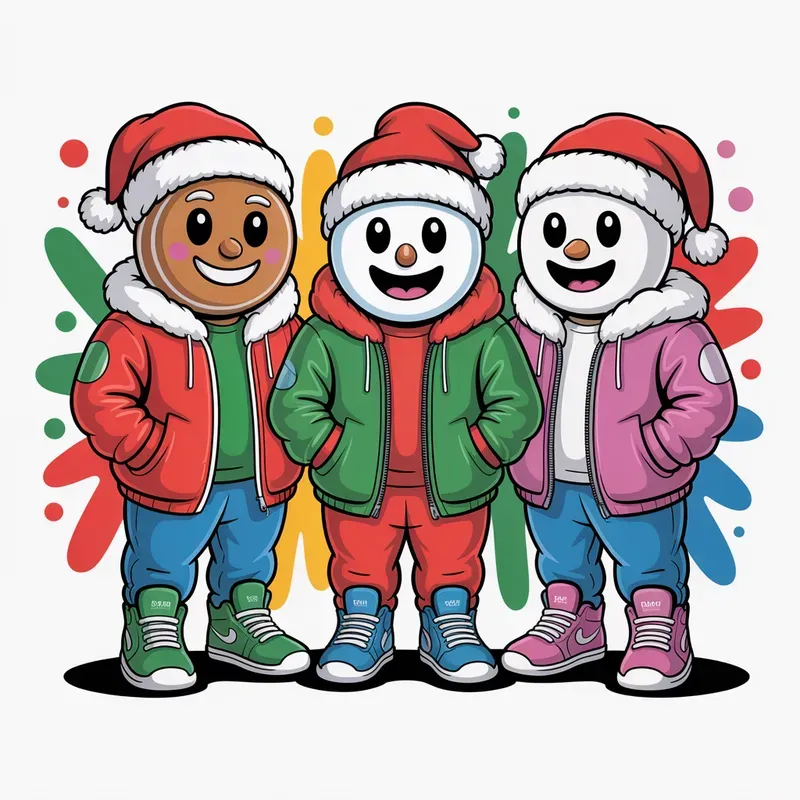 Urban Christmas Tshirt Designs Png