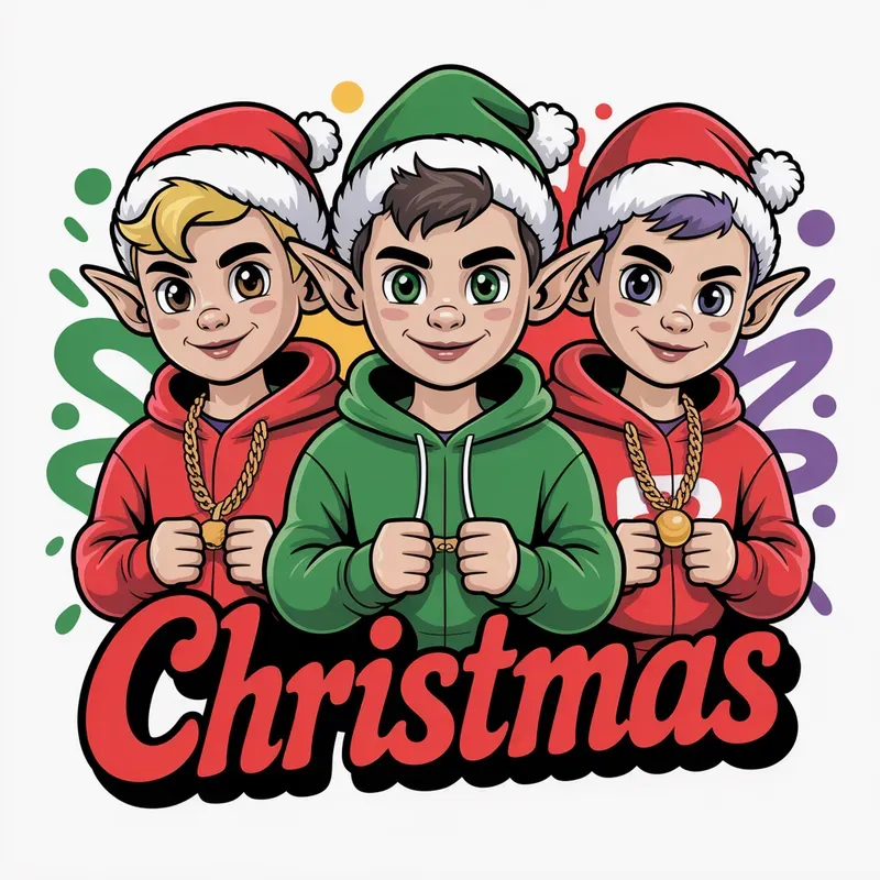 Urban Christmas Tshirt Designs Png